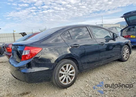 2012 Honda Civic Ex из США, поврежденный, VIN 19XFB2F89CE391190